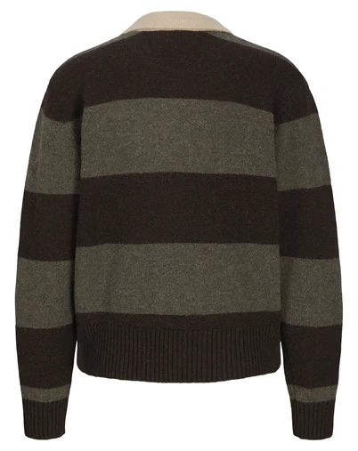 JJXX - JXRuby Polo Strik - Seal Brown